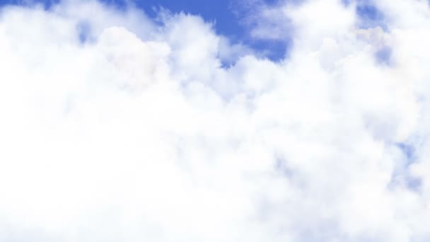 Vol à travers les nuages du ciel 