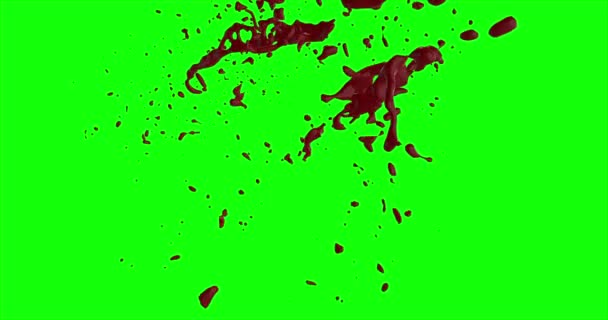 Le sang éclate au ralenti