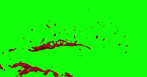 Le sang éclate au ralenti