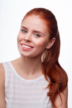 genç kadın studio portait