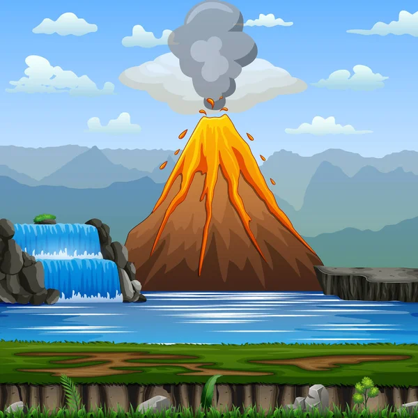 Volcan Erupcion Dibujo Vector Art Stock Images ページ 3 Depositphotos