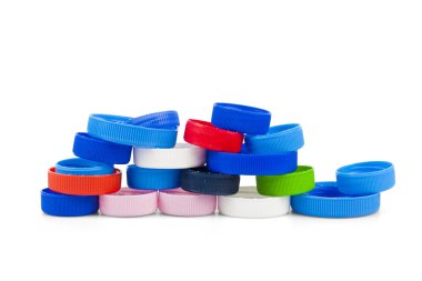 Plastik renkli kapaklar