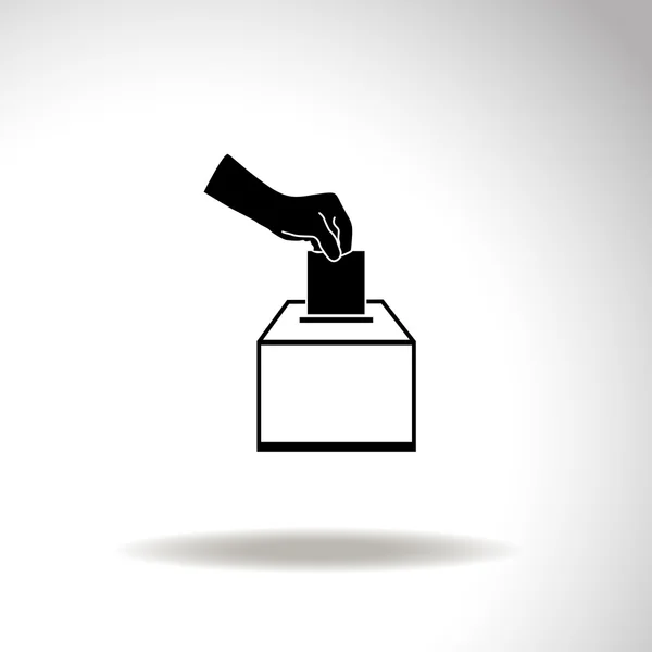 Voto voto vector icono — Vector de stock