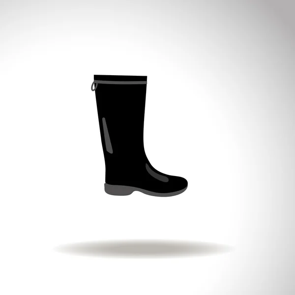 Rubber boots vector icon. — Stock Vector