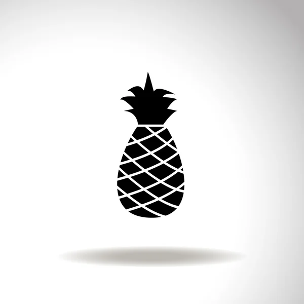 Pineapple vector icon. — Stock Vector