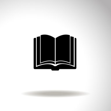 Kitap vektör simgesini aç.