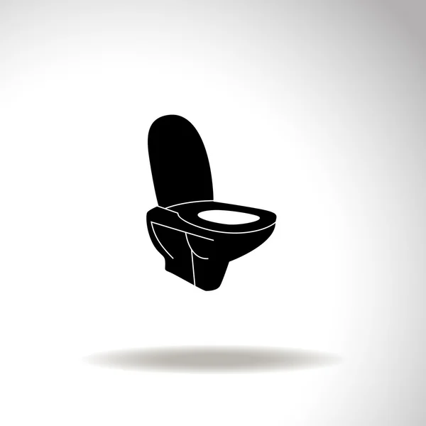 WC vector pictogram. — Stockvector