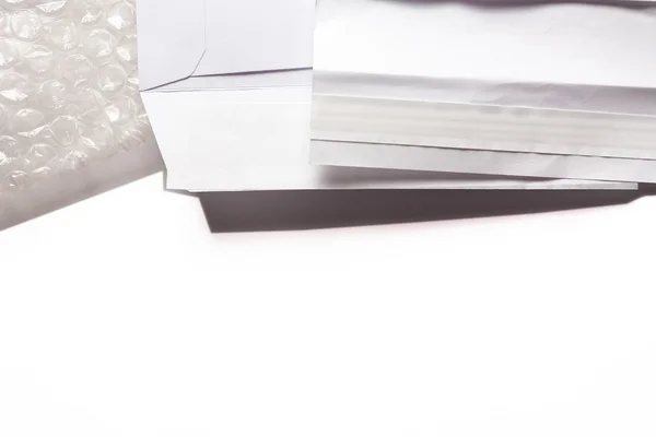 White envelope business isolated background. — Stock Photo, Image