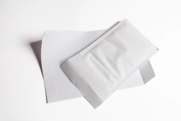 White envelope business isolated background. — Stock Photo, Image