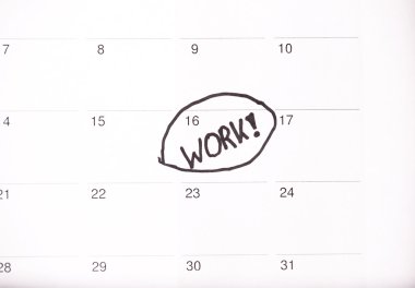 İş başlangıç sembolü doğal ahşap açık renkli