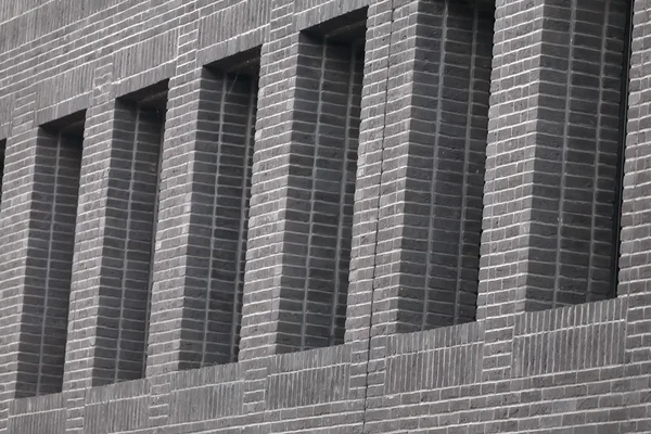 현대 비즈니스 건물 벽 벽돌로 만든. — 스톡 사진