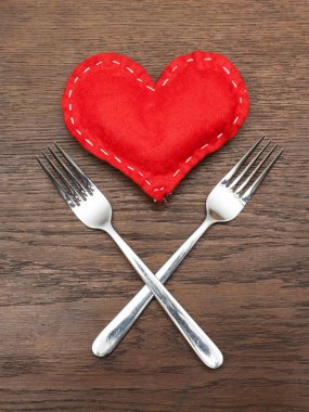 Sevgililer günü - Özet - romantik akşam yemeği için iki.