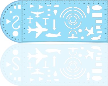 Askeri şekillerle askeri cetvel