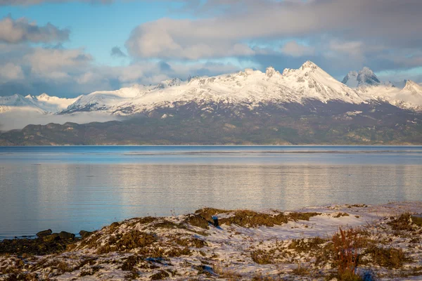 Beautiful scenario in Ushuaia city in south Argentina, Patagonia — Stock Photo, Image