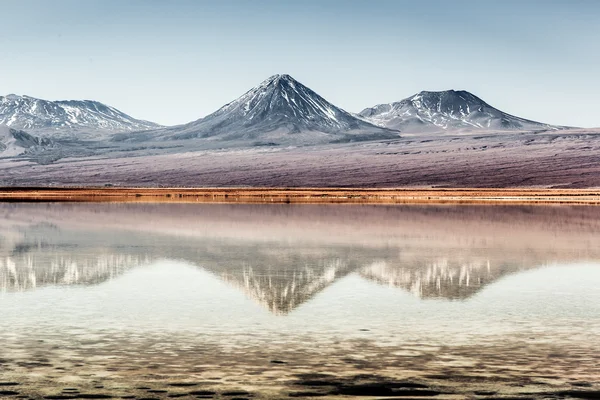 Schönes Szenario in der Atacama-Wüste — Stockfoto