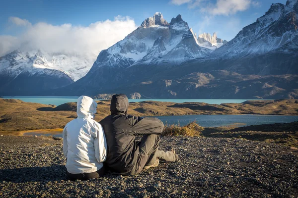 Pasangan di National Park — Stok Foto