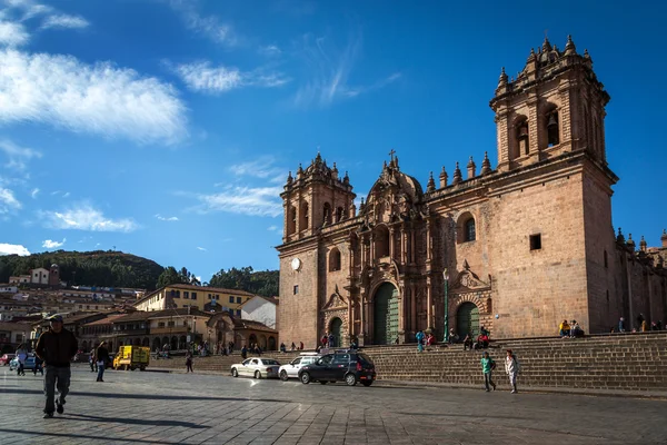 Bela catedral de Cusco — Fotografia de Stock