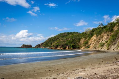 Empty water beach in south Nicaragua clipart