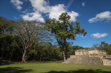 Copan Maya harabelerini gökyüzü gün