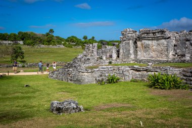 Tulum, güneşli gün zevk turist