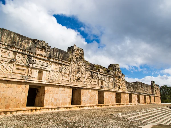 Słynne ruiny Uxmal w Meksyku — Zdjęcie stockowe