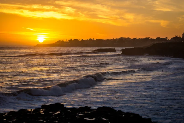 Bel tramonto a Santa Cruz — Foto Stock