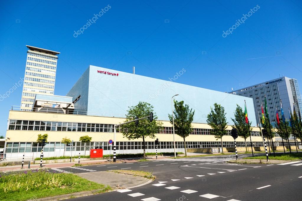 THE HAGUE, NETHERLANDS - MAY 30, 2014: World Forum building in The Hague, Netherlands