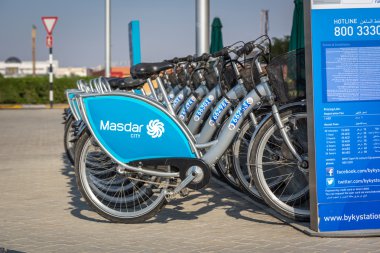 Masdar City sokaklarında