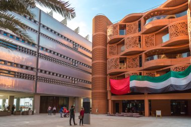 Masdar City sokaklarında
