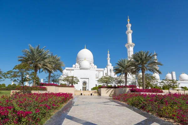 Velká mešita v den modrého nebe — Stock fotografie