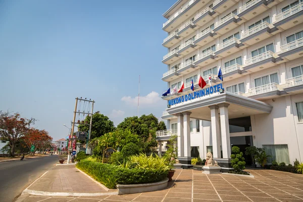 Entrada principal del Mekong Dolphin Hotel — Foto de Stock