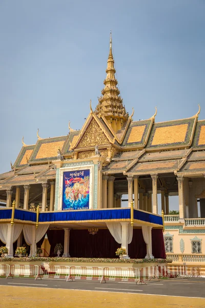 皇宫作为柬埔寨国王的官邸 — 图库照片