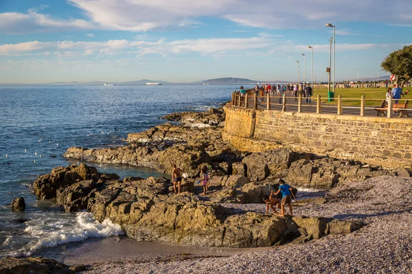 Deniz yürüyüş turist alan işaret — Stok fotoğraf