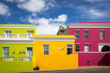 Bo Kaap alanda renkli evleri