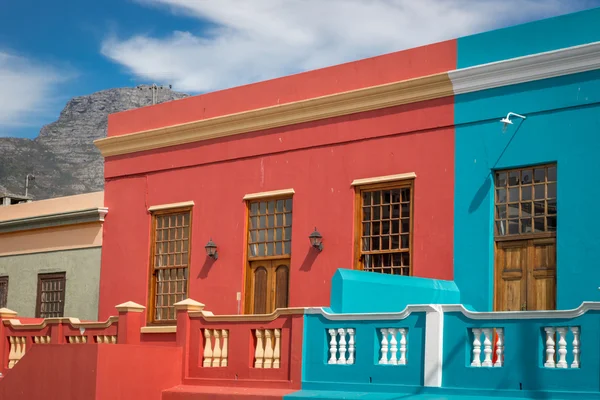 Barevné domy v oblasti Bo Kaap — Stock fotografie