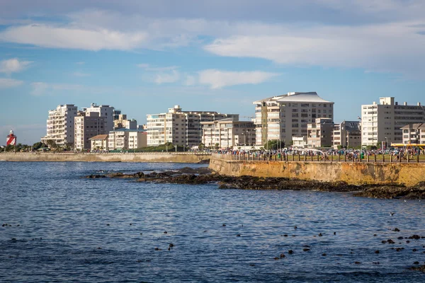 Красивый вид на район Sea Point — стоковое фото