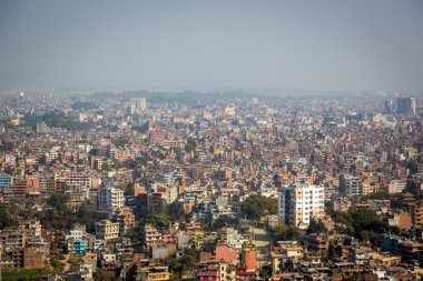 Nagarkot Himalaya aralığının görünümü