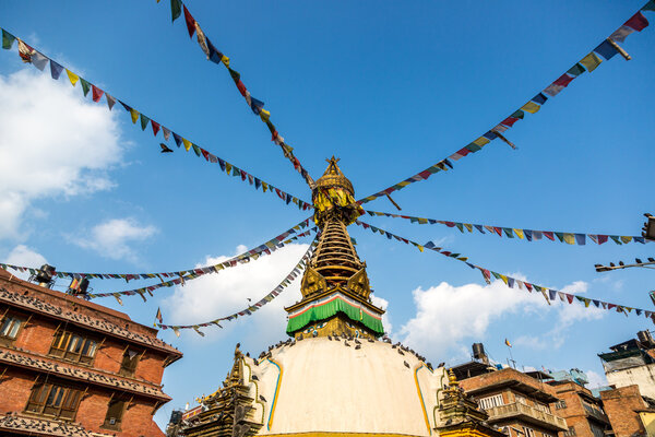 Details of temple in Kathmandu