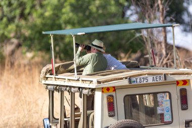 Serengeti Park'ta oyun sürüşü keyfi turistler