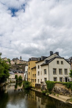 Bulut gün şehirde Lüksemburg