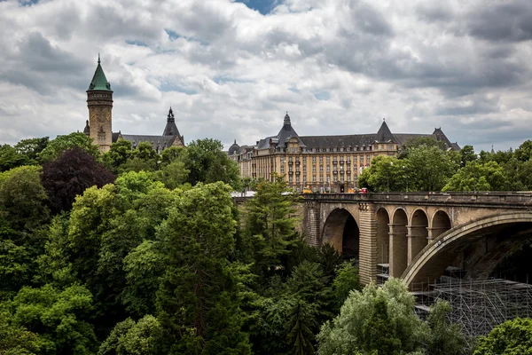 Luxemburgo ciudad en día nublado —  Fotos de Stock