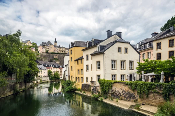 Luxemburgo cidade no dia da nuvem — Fotografia de Stock