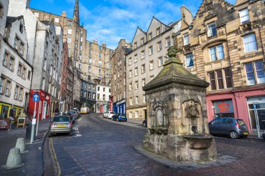 Sabah erkenden Edinburgh şehir merkezine