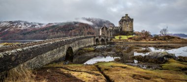 Beautiful landscape in Highlands in Scotland clipart
