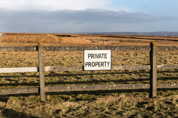 Sign of private property
