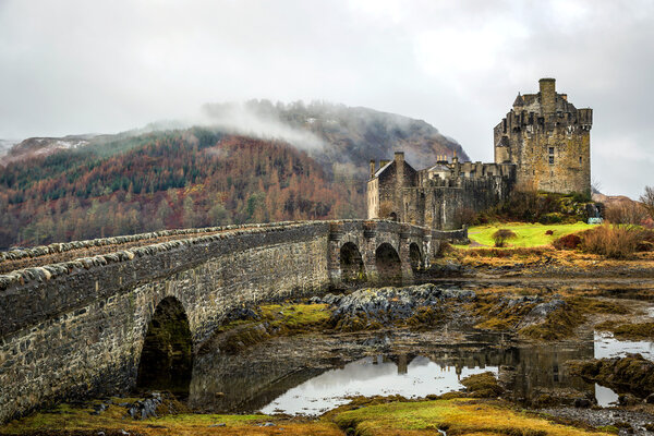 Beautiful landscape in Highlands in Scotland