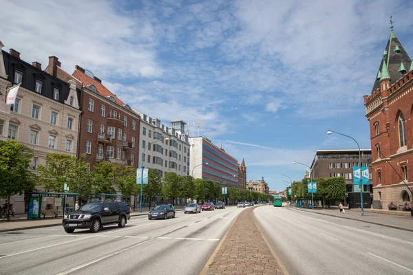Місто Хельсінгборг в Швеції в похмурий день — стокове фото