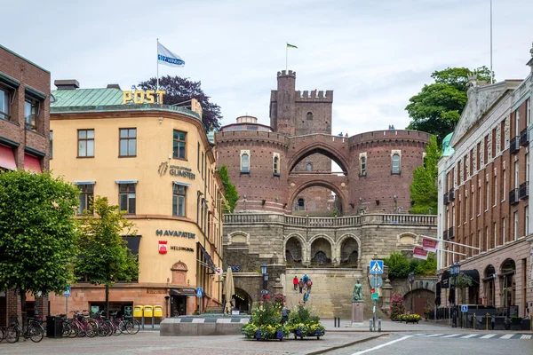 Turistas desfrutando dia em Helsingborg — Fotografia de Stock