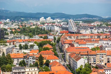 şehir Ljubljana yaz günü