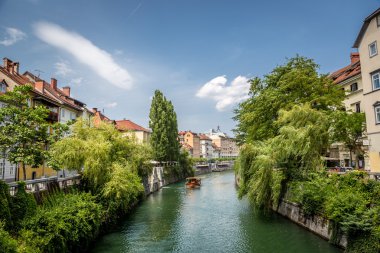 şehir Ljubljana yaz günü
